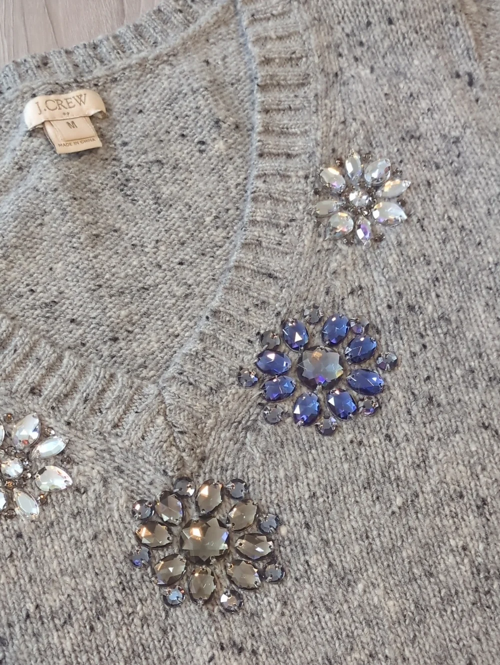 J. Crew crew jeweled